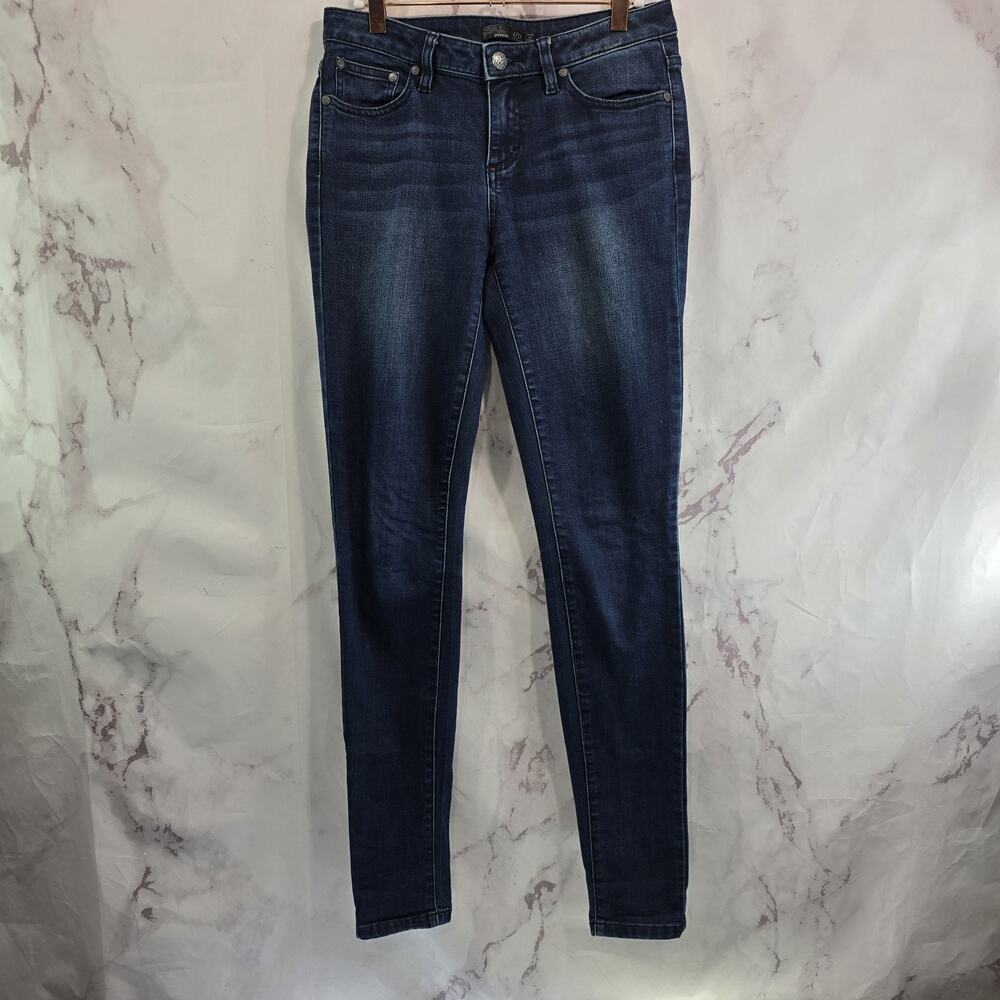 Prana Jeans Womens 4 27 Denim Skinny Dark Wash Organic Cotton
